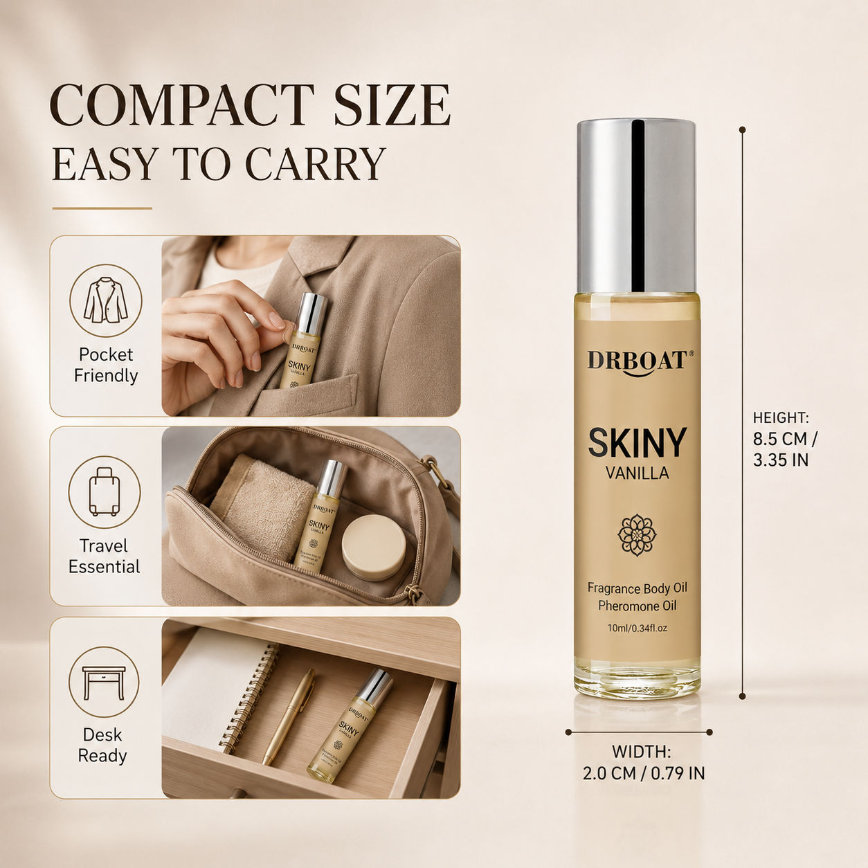Men Roll On Fragrance Oil, Ski - Perfume Fragrance Oil recension och pris