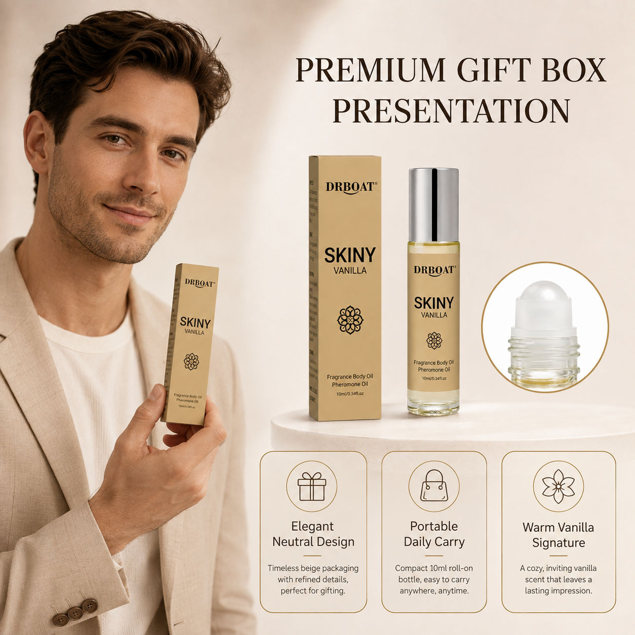 Men Roll On Fragrance Oil, Ski - Perfume Fragrance Oil recension och pris