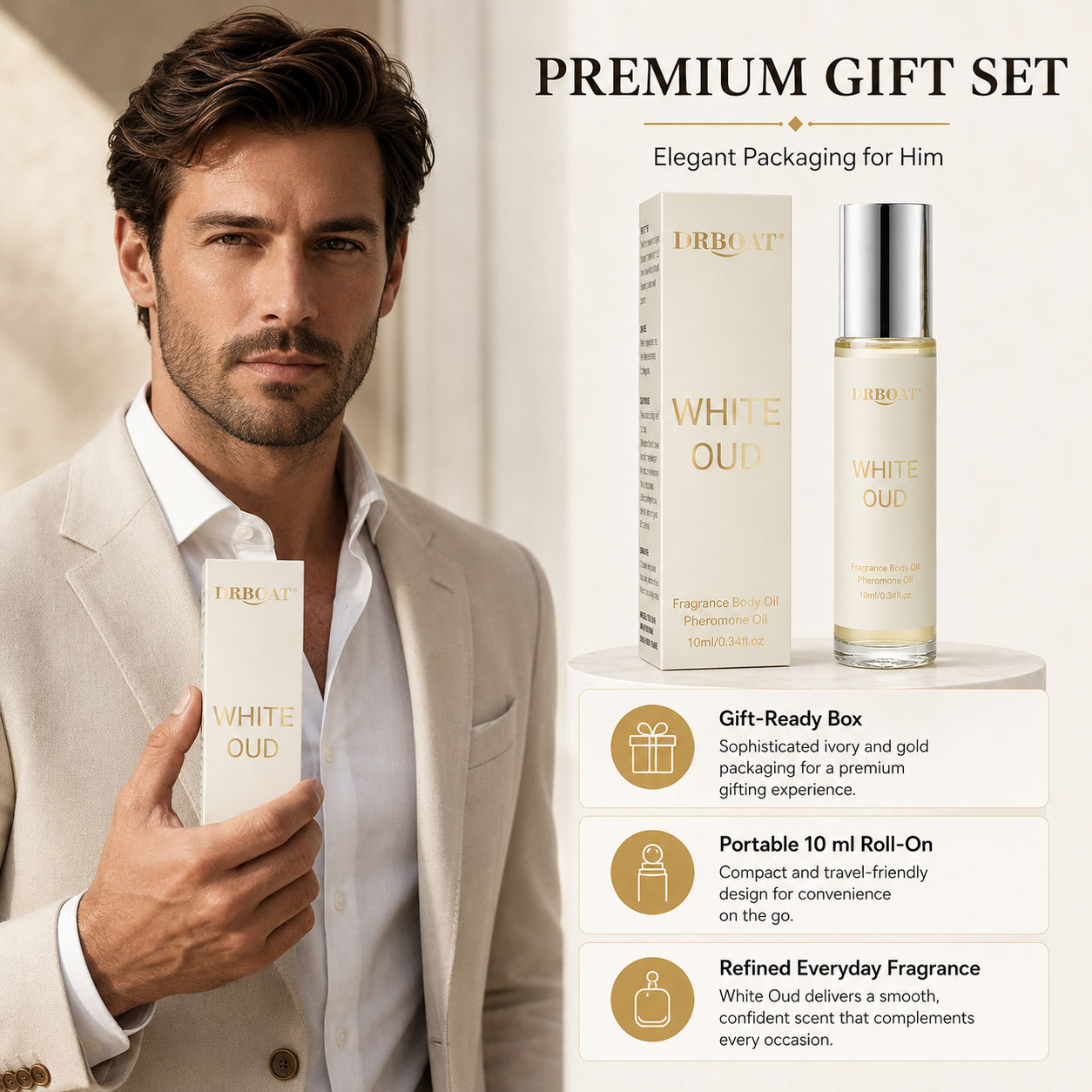 Men Roll-on Perfume Oil,Fresh  - Perfume Fragrance Oil recension och pris
