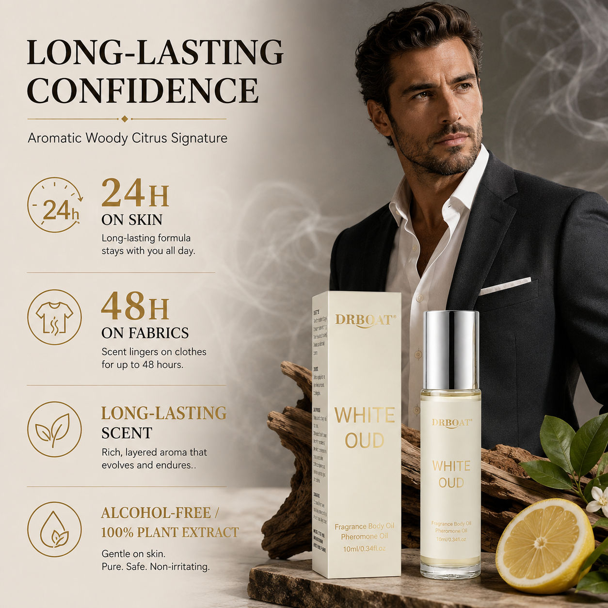 Men Roll-on Perfume Oil,Fresh  - Perfume Fragrance Oil recension och pris