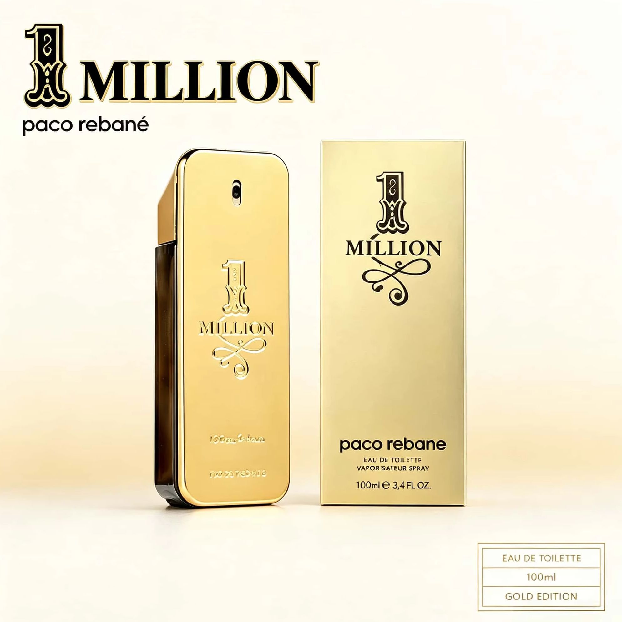 Paco Rabanne 1 Million Eau de  - Perfume Alcohol Fragrance recension och pris